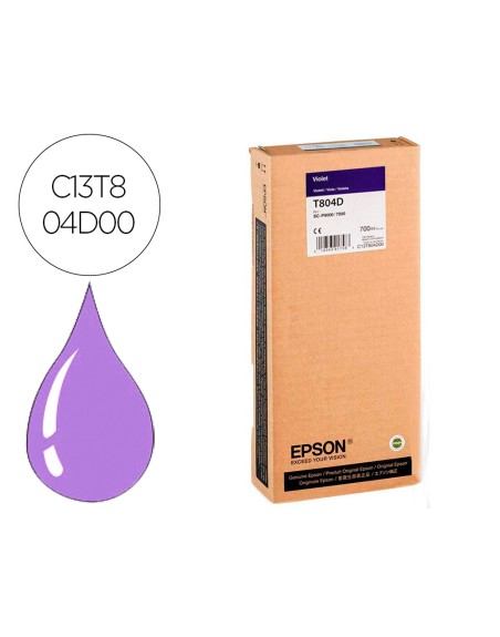 Ink-jet epson gf surecolor serie sc-p violeta ultrachrome hdx/hd 700ml