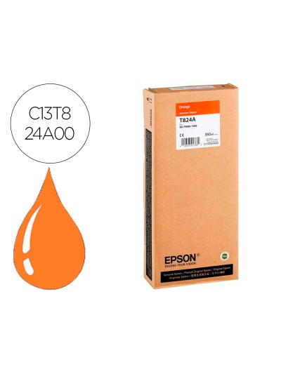 Ink-jet epson gf surecolor serie sc-p naranja ultrachrome hdx/hd 350ml