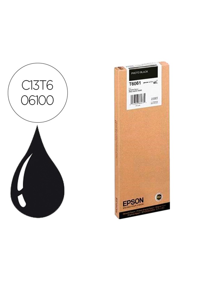 Ink-jet epson gf stylus pro 4880/4800 negro photo Ink-jet epson gf stylus pro 4880/4800 negro photo