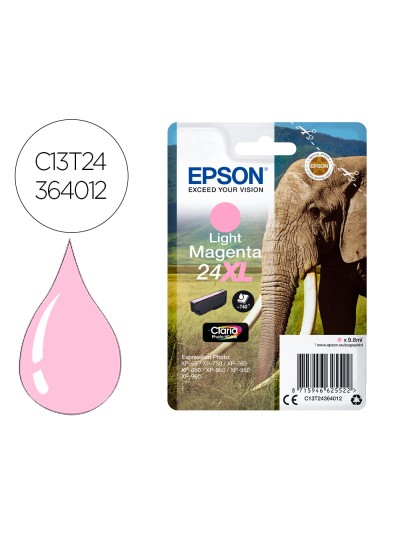 Ink-jet epson claria photo hd ink magenta claro 24xl expression photo xp-950