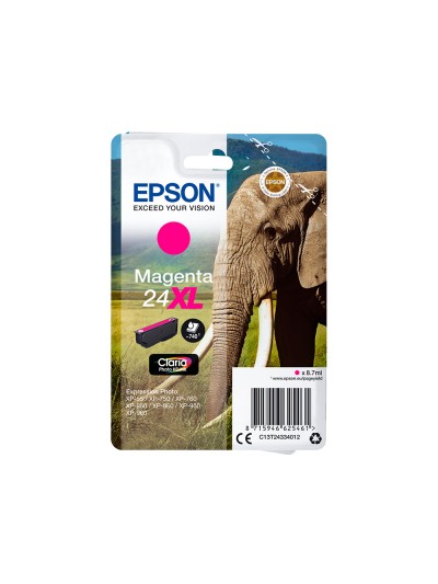 Ink-jet epson claria photo hd ink magenta 24xl