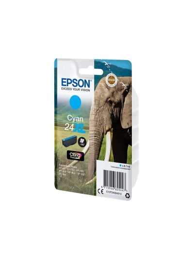 Ink-jet epson claria photo hd ink cian 24xl expression photo xp-760/950