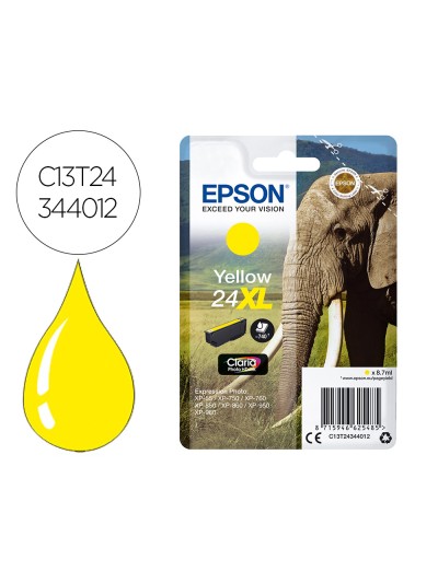 Ink-jet epson claria photo hd ink amarillo 24xl