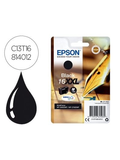 Ink-jet epson negro 16xxl workforce 2660dwf