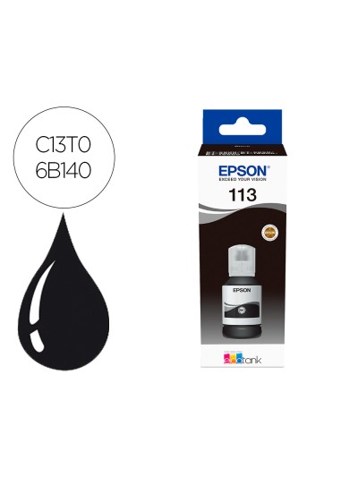 Ink-jet epson ecotank 113 series negro