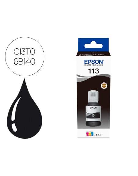 Ink-jet epson ecotank 113 series negro