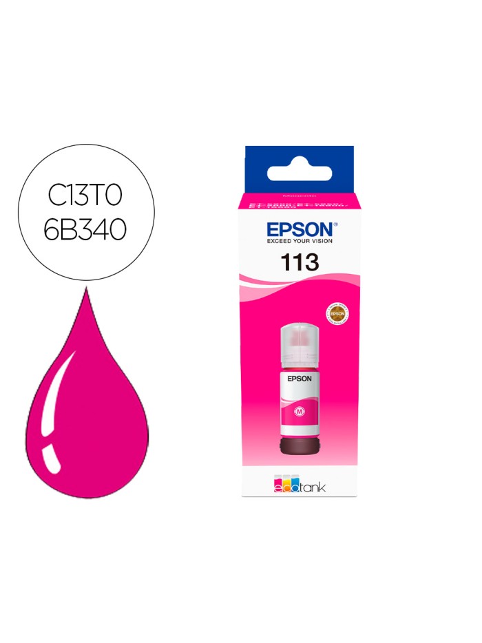 Ink-jet epson ecotank 113 series magenta Ink-jet epson ecotank 113 series magenta