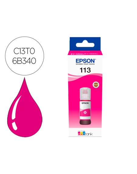 Ink-jet epson ecotank 113 series magenta