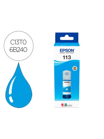 Ink-jet epson ecotank 113 series cian