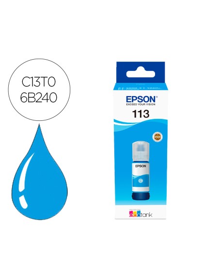 Ink-jet epson ecotank 113 series cian