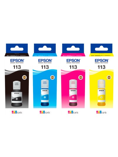 Ink-jet epson ecotank 113 series cian