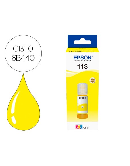 Ink-jet epson ecotank 113 series amarillo