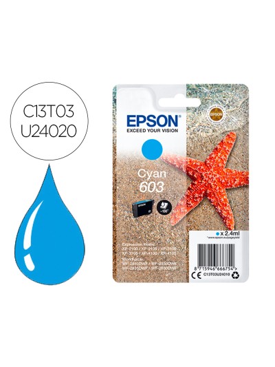 Ink-jet epson cian std estrella de mar 1 603 rf / am single