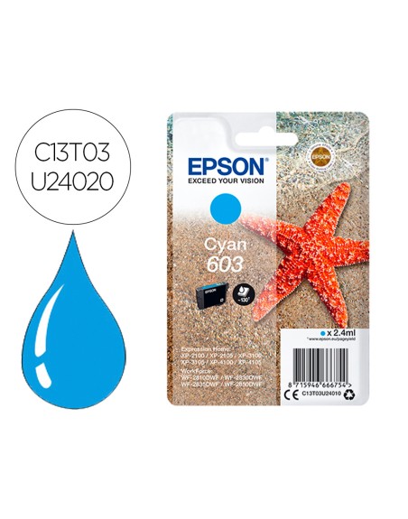 Ink-jet epson cian std estrella de mar 1 603 rf / am single