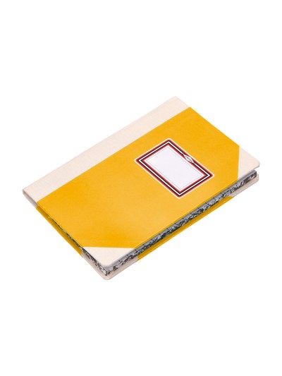 Libro cartone cosido fernandes flecha din a4+ rayado horizontal 50 hojas 100 gr amarillo
