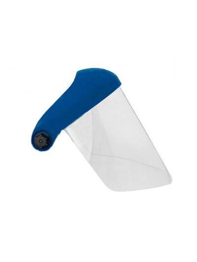 Pantalla para casco faru a20c con visera y protector barbilla azul 200x300 mm