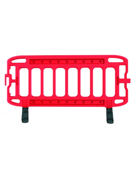 Barrera faru navigator polietileno rojo longitud 2 mt