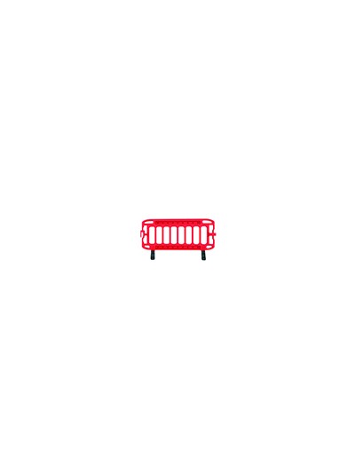 Barrera faru navigator polietileno rojo longitud 2 mt