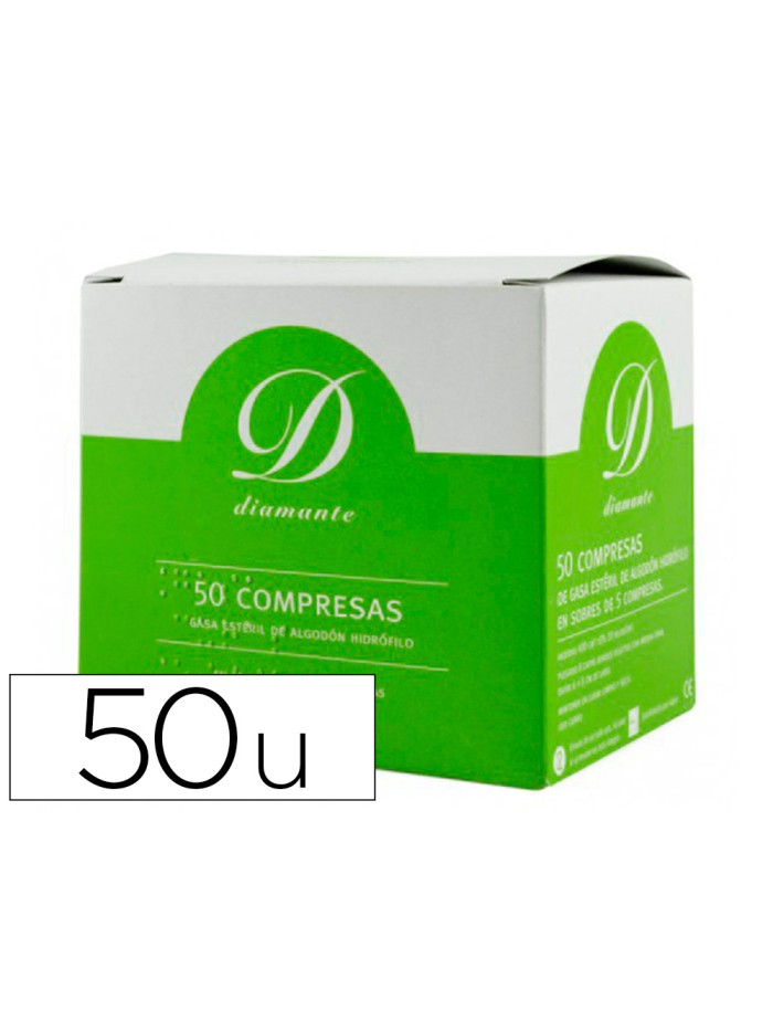 Gasa esteril algodon hidrofilo caja de 50 unidades Gasa esteril algodon hidrofilo caja de 50 unidades
