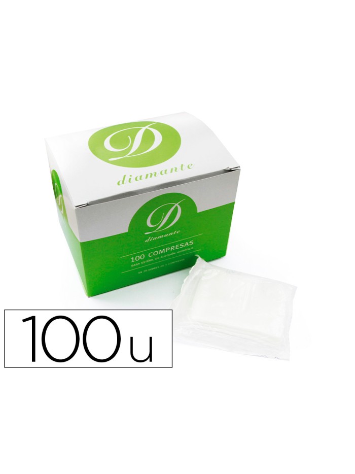 Gasa esteril algodon hidrofilo caja de 100 unidades Gasa esteril algodon hidrofilo caja de 100 unidades