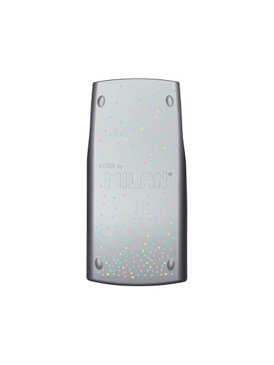 Calculadora milan cientifica m240 silver 2 lineas 240 funciones 10+2 digitos color verde turquesa con tapa color