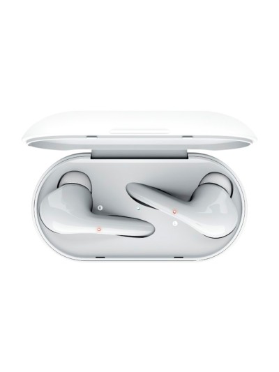 Auricular trust nika inalambrico bluetooth con estuche de carga color blanco