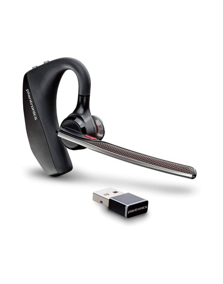 Auricular plantronics voyager 5200 uc para smartphone/portatil/tablets bluetooth alcance 30 mt