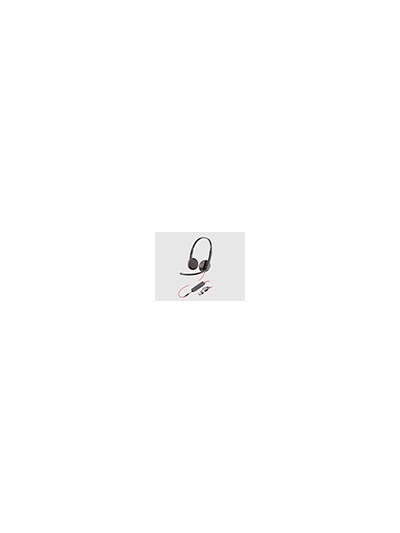 Auricular plantronics blackwire 3320 diadema cable usb-c/a con microfono cert. microsoft teams