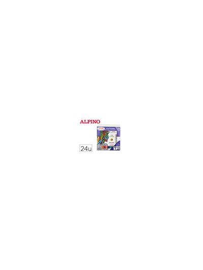 Set de dibujo alpino color experience 24 lapices de colores y libro de 120 mandalas