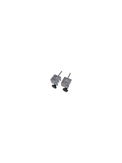 Abrazadera nobo para pantalla separadora nobo premium plus sobremesa pack de 2 unidades