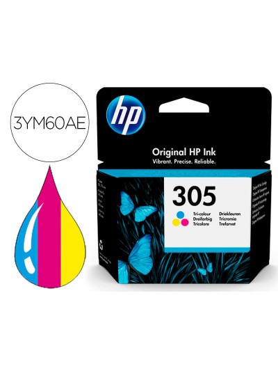 Ink-jet hp 305 deskjet 1210 / 1212 / 1255 / 2732 / 2752 / 4155 / 4158 envy 6020 / 6052 /6055 / 6420 tricolor 100