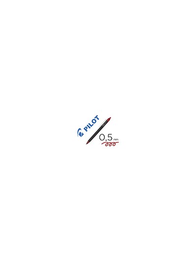 Boligrafo pilot frixion point clicker borrable 0,5 mm rojo