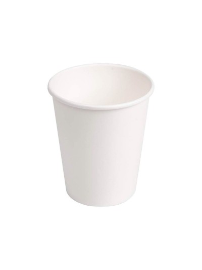 Vaso de carton biodegradable blanco 360 cc paquete de 40 unidades