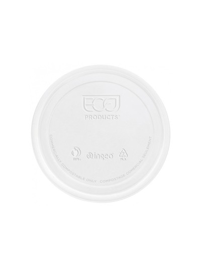 Tapa de plastico biodegradable para vaso de 290 cc paquete de 100 unidades