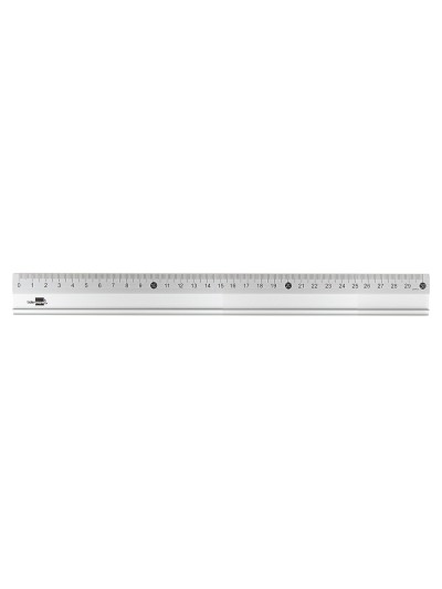 Regla liderpapel metalica aluminio 30 cm