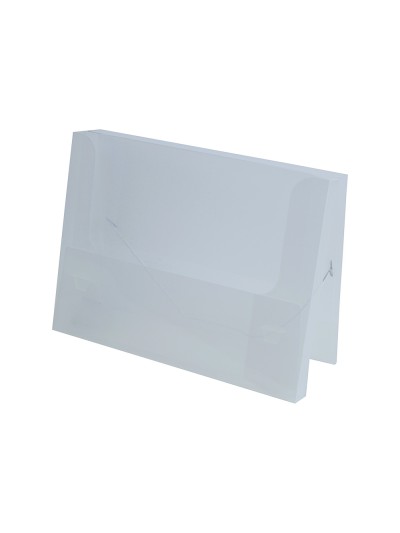 Carpeta liderpapel portadocumentos polipropileno dina4 transparente translucido lomo 50 mm