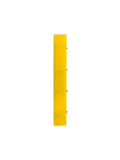 Carpeta con recambio liderpapel a4 cuadro 5mm 100 hojas 80g polipropileno 4 anillas 40mm amarillo fluor