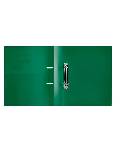Carpeta liderpapel canguro 2 anillas 40 mm mixtas polipropileno din a4 verde translicudo
