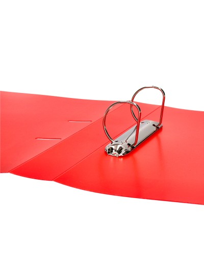 Carpeta liderpapel canguro 2 anillas 40 mm mixtas polipropileno din a4 rojo translicudo
