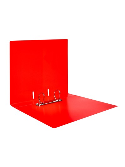 Carpeta liderpapel canguro 2 anillas 40 mm mixtas polipropileno din a4 rojo translicudo