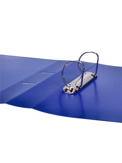 Carpeta liderpapel canguro 2 anillas 40 mm mixtas polipropileno din a4 azul translicudo