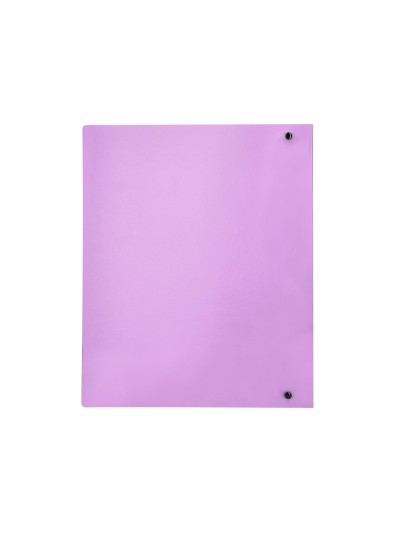 Carpeta liderpapel 4 anillas mixtas 40 mm polipropileno din a4 lavanda opaco