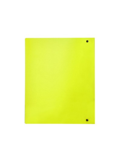 Carpeta liderpapel 4 anillas mixtas 40 mm polipropileno din a4 amarillo fluor opaco