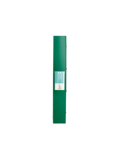 Carpeta liderpapel 4 anillas mixtas 40 mm polipropileno din a4 verde translucido