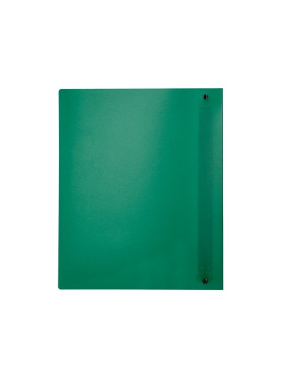Carpeta liderpapel 4 anillas mixtas 40 mm polipropileno din a4 verde translucido