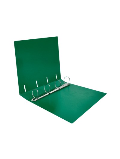 Carpeta liderpapel 4 anillas mixtas 40 mm polipropileno din a4 verde translucido