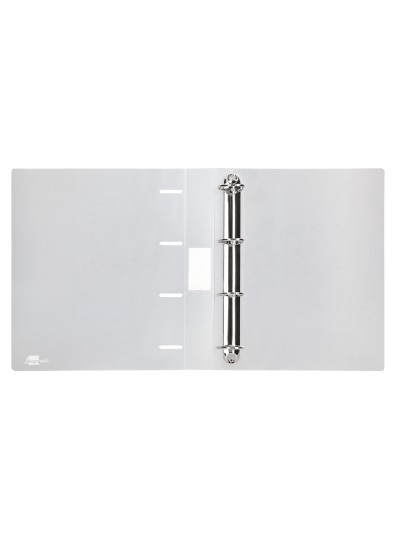 Carpeta liderpapel 4 anillas mixtas 40 mm polipropileno din a4 transparente
