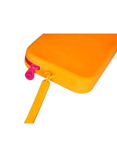 Estuche portatodo antartik tropical dive silicona soft rectangular 190x120x25 mm naranja