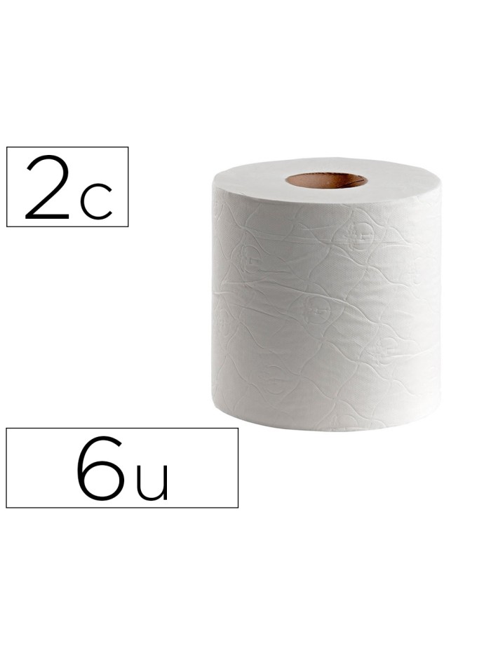 Papel secamanos dahi 2 capas celulosa lisa 210 mm x 150 mt paquete de 6 rollos Papel secamanos dahi 2 capas celulosa lisa 210 mm x 150 mt paquete de 6 rollos