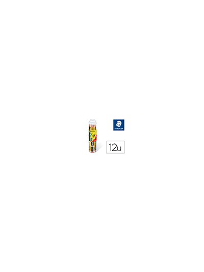 Lapices de grafito staedtler noris n.2 hb blister promocional 120 aniversario de12 uds + afilalapiz + goma